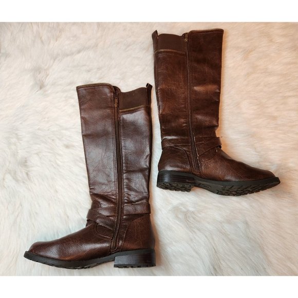 GUESS Womens Halsey Brown Boots Size 7.5 - Picture 5 of 8